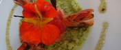 Des fleurs dans mon assiette