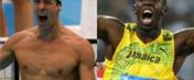 Michael Phelps & Usain Bolt (c) DR