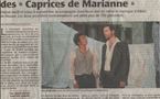 Les Caprices de Marianne - Mis en scène et joué par la Compagnie Jeux-Nous -Théâtre du Marais Les Caprices de Marianne - Mis en scène et joué par la Compagnie Jeux-Nous -Théâtre du Marais