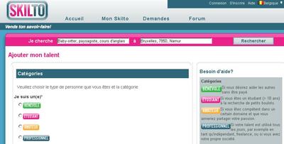 Vous aviez « eBay » pour acheter ou vendre, maintenant vous avez skilto pour vous vendre!