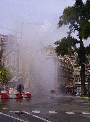 Monaco: Percement accidentel d’une conduite d’eau