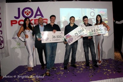 FABRICE GOUGET REMPORTE 75.000 € LORS DE LA FINALE DE JOAPOKER TOUR A ANTIBES FABRICE GOUGET REMPORTE 75.000 € LORS DE LA FINALE DE JOAPOKER TOUR A ANTIBES
