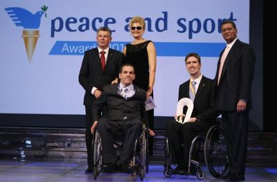 Wheelchair Rugby Exhibition Match Rumble in Cartagena Wins 2010 Sports Event for Peace Award Wheelchair Rugby Exhibition Match Rumble in Cartagena Wins 2010 Sports Event for Peace Award