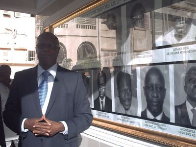 Le Ministre Kalidou Diallo inaugurant l'espace dédié (c) Elhadji Babacar MBENGUE Le Ministre Kalidou Diallo inaugurant l'espace dédié (c) Elhadji Babacar MBENGUE
