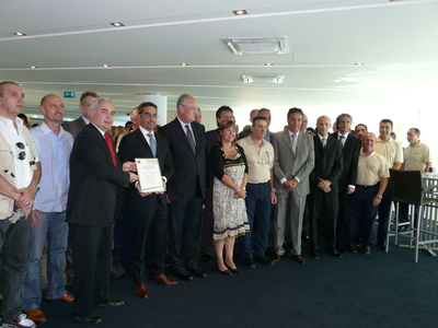 Remise des certificats ISO 9001 et 14001 au service des parkings publics en présence du Ministre d'Etat, S.E.M. Michel Roger (c) Islem Salmi Remise des certificats ISO 9001 et 14001 au service des parkings publics en présence du Ministre d'Etat, S.E.M. Michel Roger (c) Islem Salmi
