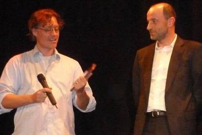 Robert Thorogood et Patrick Lamassoure (c) Film France Robert Thorogood et Patrick Lamassoure (c) Film France
