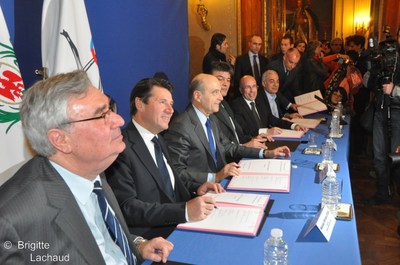 Jeux de la francophonie 2013 - Signature de la convention constitutive Jeux de la francophonie 2013 - Signature de la convention constitutive
