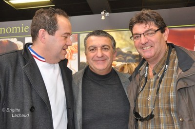 Sur le stand de Provence gastronomie Gérard Grech Sur le stand de Provence gastronomie Gérard Grech