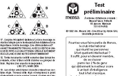 Cliquez ici pour passer un test d'évaluation en ligne