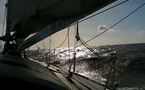 Glissades sur l'Atlantique nord