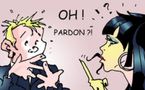 DESSIN DE PRESSE: Comme un baiser sans moustaches !
