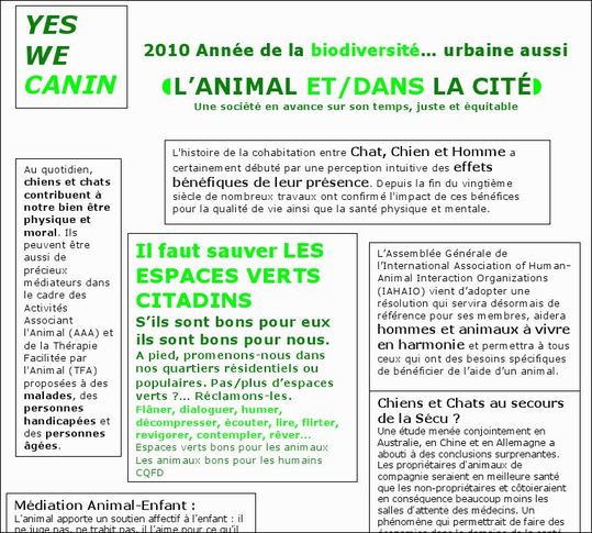 YES WE CANIN - Du vert dans la ville YES WE CANIN - Du vert dans la ville