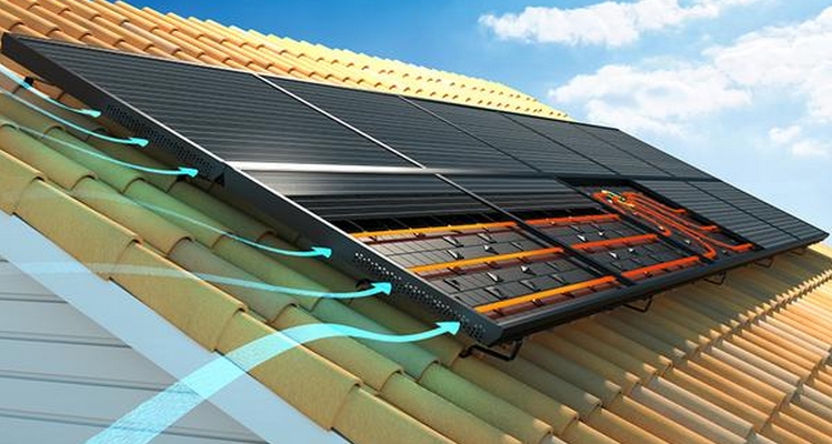 panneau solaire mixte