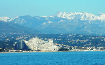 La plage de Villeneuve-Loubet. Photo (c) Mossot La plage de Villeneuve-Loubet. Photo (c) Mossot