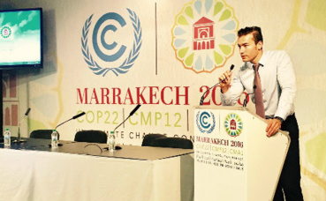 Hassad, directeur de Wedge à la COP22 de Marrakech, Maroc. Photo courtoisie (c) DR.