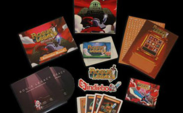 Le contenu de l'édition collector Indiebox de Rogue Legacy. Photo © Indiebox Le contenu de l'édition collector Indiebox de Rogue Legacy. Photo © Indiebox
