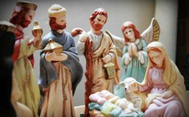 Crèche de noël. Image du domaine public. Crèche de noël. Image du domaine public.