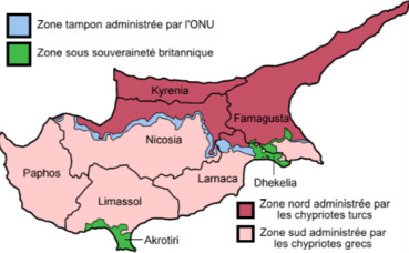 La division de Chypre. Illustration (c) Historicair