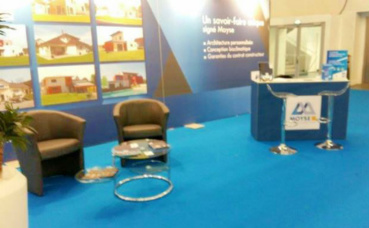 Le stand de l'entreprise Moyse peu après l'ouverture du salon. Photo (c) Edyth Bonnotte. Le stand de l'entreprise Moyse peu après l'ouverture du salon. Photo (c) Edyth Bonnotte.