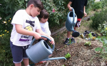Jardin éco-pédagogique à Vif (Isère). Photo © Cultivons nos toits Jardin éco-pédagogique à Vif (Isère). Photo © Cultivons nos toits