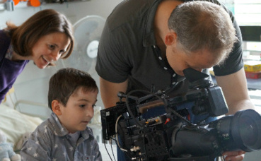 Tournage du documentaire "Et les mistrals gagnants". Photo courtoisie (c) Nour Films Tournage du documentaire "Et les mistrals gagnants". Photo courtoisie (c) Nour Films