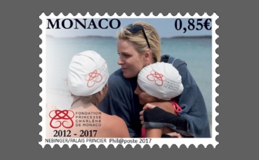 L'un des timbres. Photo originale (c) F. Nebinger / Palais Princier L'un des timbres. Photo originale (c) F. Nebinger / Palais Princier