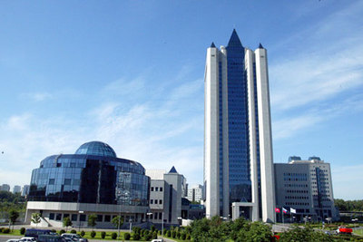 le siège de Gazprom (source Wikipedia)
