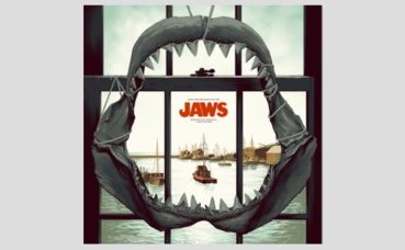 Image du vinyle "Jaws". Cliquez ici pour pré-commander le double disque Image du vinyle "Jaws". Cliquez ici pour pré-commander le double disque