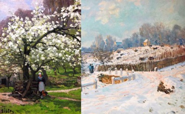 Alfred Sisley, peintures. Photos (c) Charlotte Service-Longépé