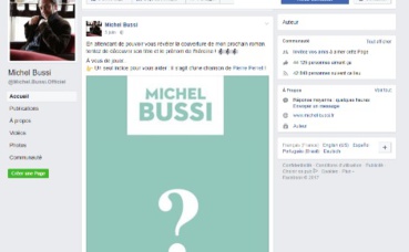 Copie écran de la page Facebook de Michel Bussi
