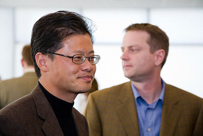 Jerry Yang and David Filo, les fondateurs de Yahoo! Photo: Mitchell Aidelbaum