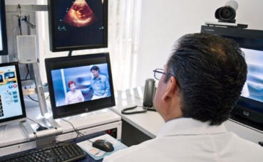 Téléconsultation. Photo (c) Intel Free Press Téléconsultation. Photo (c) Intel Free Press