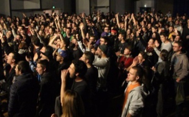 Le public était au rendez-vous lors du festival Demain c'est bien. Photo prise par l'auteur. Le public était au rendez-vous lors du festival Demain c'est bien. Photo prise par l'auteur.