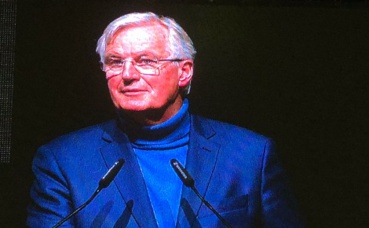 Michel Barnier au SSF. Photo prise par l'auteur.