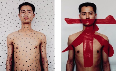 "Tattoo II", 1994. Photo courtoisie (c) Qiu Zhijie "Tattoo II", 1994. Photo courtoisie (c) Qiu Zhijie