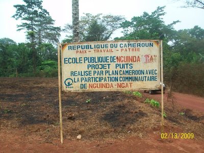 De Bafia à Nguinda le bilinguisme se traduit au premier coup d'oeil du visiteur sur les panneaux de nos écoles(photo ETOAA  Joseph)