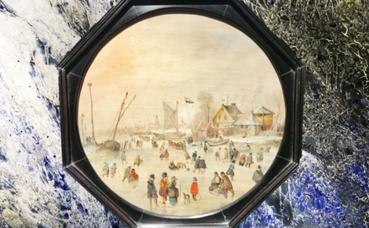 Philippe Pastor et Hendrick Avercamp. Photo montage (c) Charlotte Service-Longépé Philippe Pastor et Hendrick Avercamp. Photo montage (c) Charlotte Service-Longépé