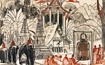 André Maire, sanguine du Laos. Photo (c) Charlotte Service-Longépé André Maire, sanguine du Laos. Photo (c) Charlotte Service-Longépé