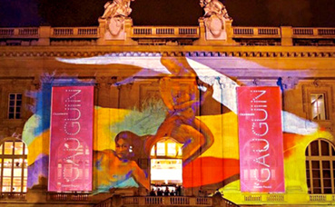 Gauguin nocturne, Grand Palais. Photo (c) Charlotte Service-Longépé