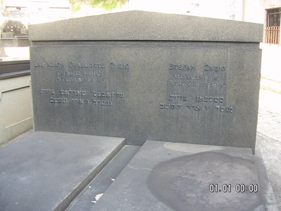 Tombe de Srefan Zweig et de son épouse au cimetière de Petrópolis