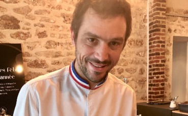 Le MOF Arnaud Nicolas. Photo prise par l'auteur. Le MOF Arnaud Nicolas. Photo prise par l'auteur.