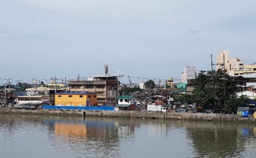 Bidonvilles à Manille. Photo prise par Sarah Barreiros.