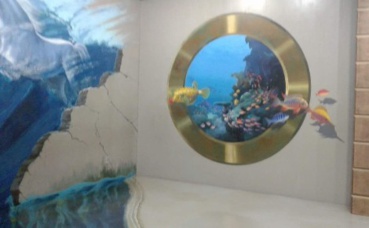 Illusion optique. Photo prise par l'auteur. Illusion optique. Photo prise par l'auteur.