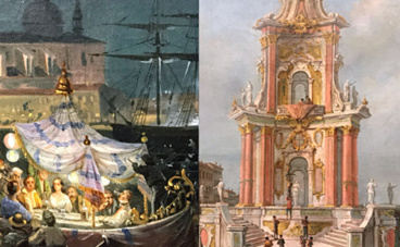 Merveilles des vedutistes, Lampronti Gallery. Photos et montage (c) Charlotte Service-Longépé Merveilles des vedutistes, Lampronti Gallery. Photos et montage (c) Charlotte Service-Longépé