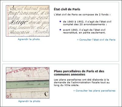 Les archives parisiennes sur internet, en accès libre
