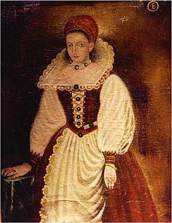 Portrait supposé d’Élisabeth Báthory. Ce n'et pas un portrait original mais une copie presque contemporaine de l’original, celui-ci ayant disparu.