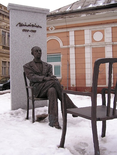 Statue de Sándor Márai à Košice. Photo (c) DR