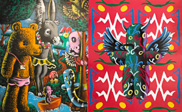 "Le Moya Land" de Patrick Moya. Photos et montage (c) Charlotte Service-Longépé "Le Moya Land" de Patrick Moya. Photos et montage (c) Charlotte Service-Longépé