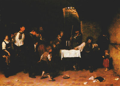 Le dernier jour d'un condamné (1870) de Munkácsy Mihály