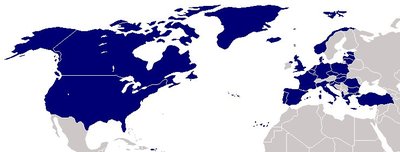 Les pays de l'OTAN. Image: Donar Reiskoffer